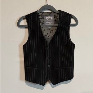 Appaman Boy’s Black Striped Vest